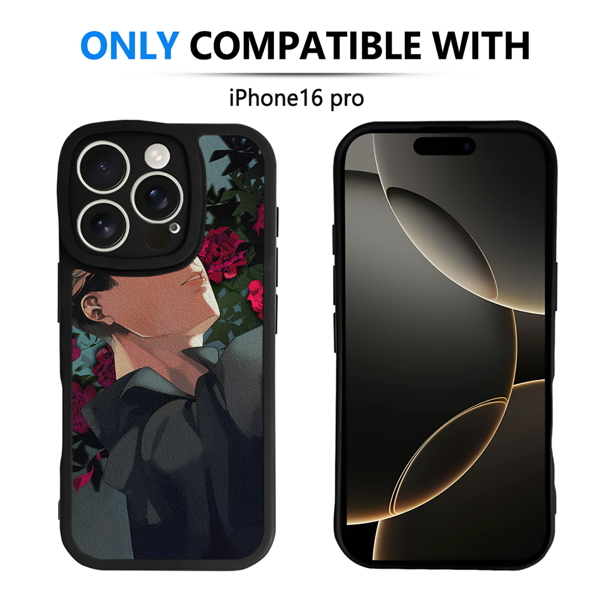 （画像用） ハイキュー!! Haikyu!! 【iPhone 16シリーズ対応】シリコンスマホケース（レザー調） 材質：シリコン